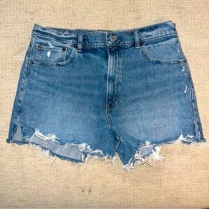 Abercrombie & Fitch Mom Shorts High-Waisted Distressed